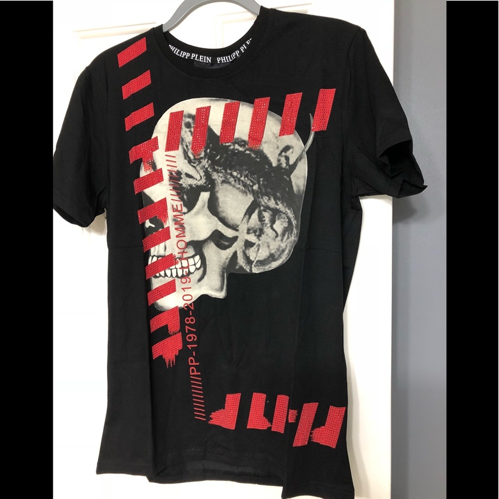 Philipp Plein designer new black shirt